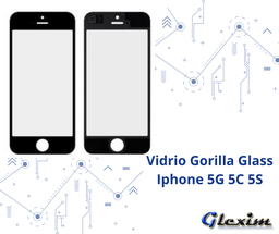 Vidrio Gorilla Glass Iphone 5G 5C 5S